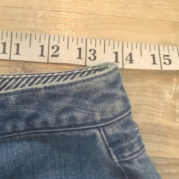 Talbots Blue Jean Shorts Women's Size 4 100% Cotton Great Condition - Picture 6 of 7